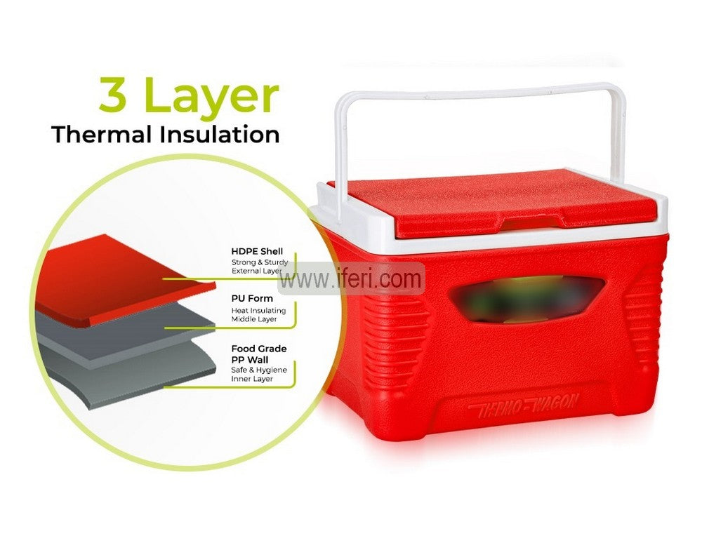 5 Liter Plastic Insulated Ice Bucket, Beverage Cooling Bucket, Cooler Box UNQ0473