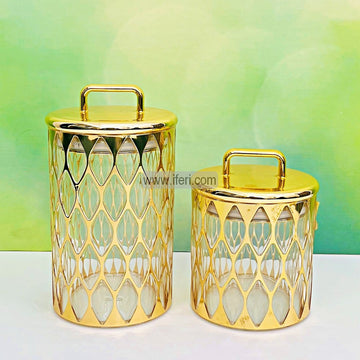 2 Pcs Airtight Acrylic Cookie Jar / Spice Jar TG10556