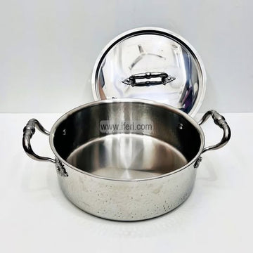 26cm  Stainless Steel Hammered Cookware with Lid SF4384