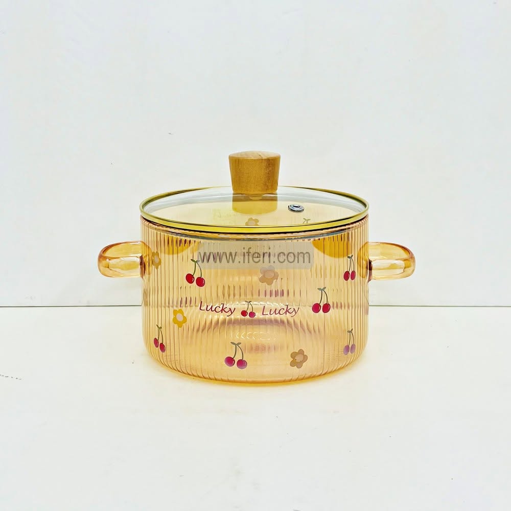 6.2 Inch Heat Resistant Borosilicate Glass Cooking Pot FT1492