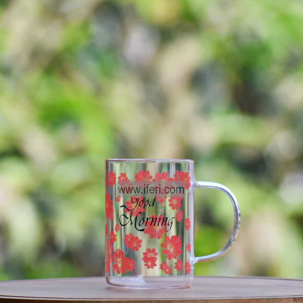 6 Pcs Borosilicate Glass Coffee Mug Set TB1494