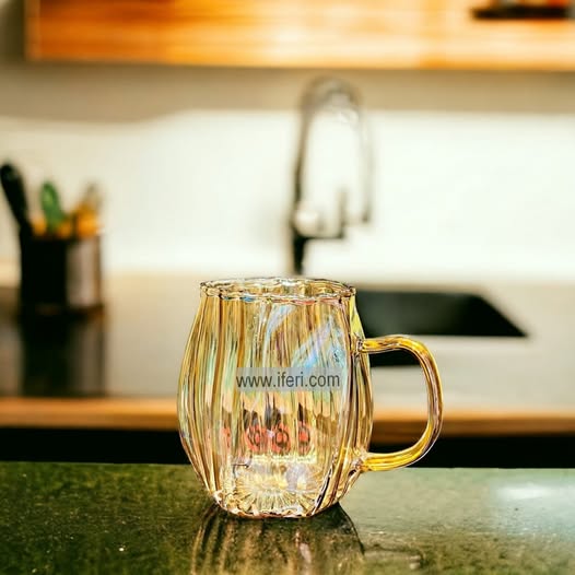 4 Inch Borosilicate Glass Coffee Mug FH2401