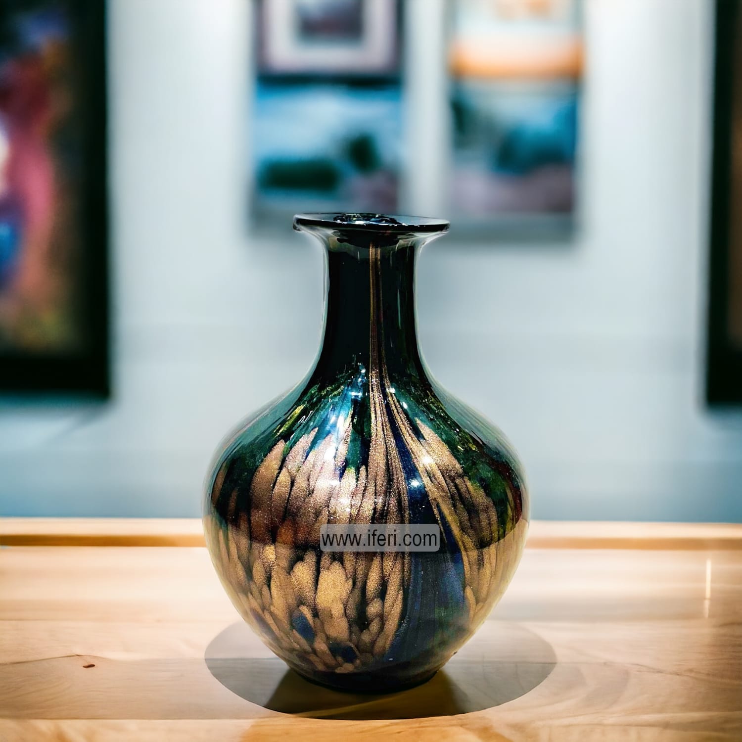 12 Inch Exclusive Glass Decorative Flower Vase RY92313
