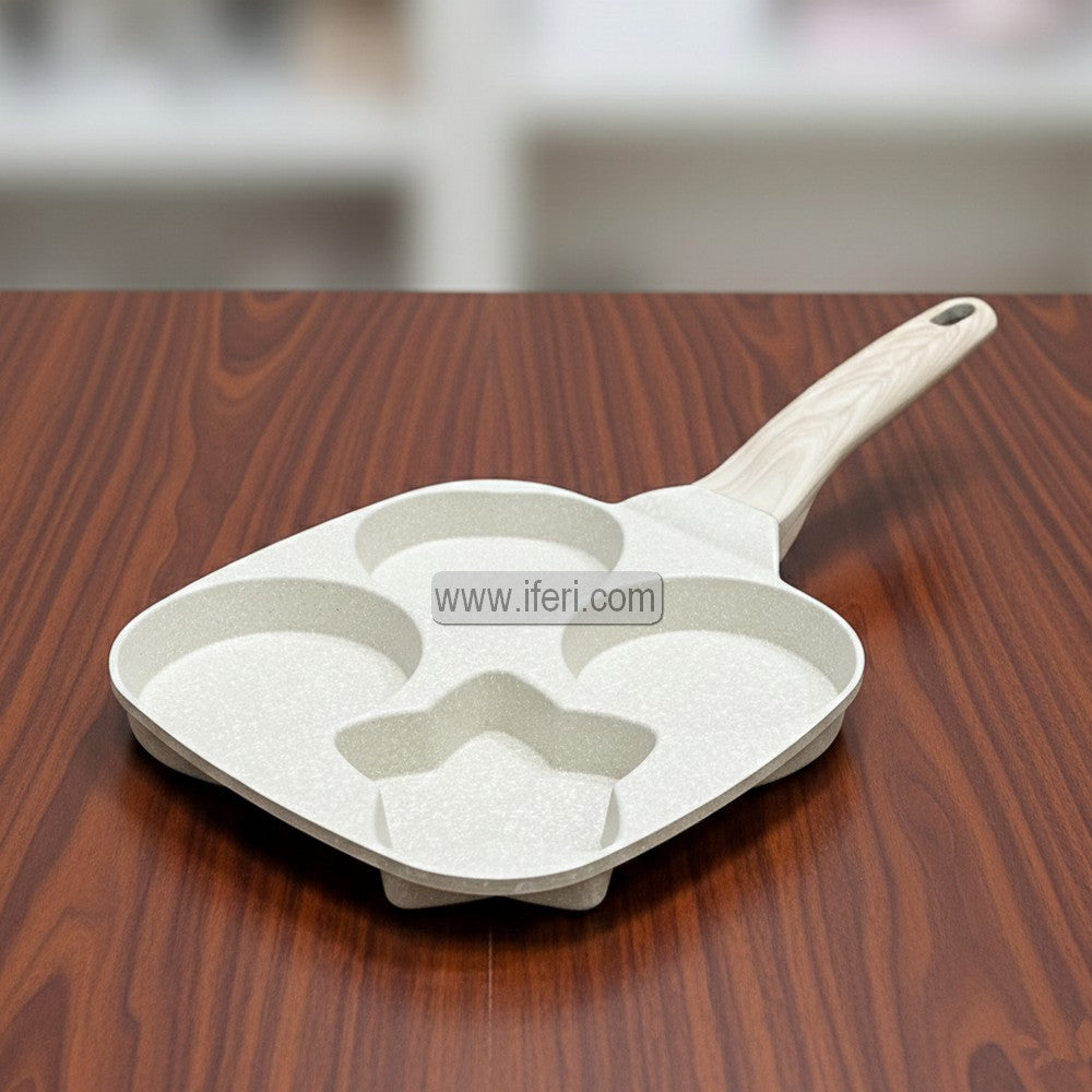 4 Part Non-Stick Egg, Pancake, Burger Patty Frying Pan LB6245