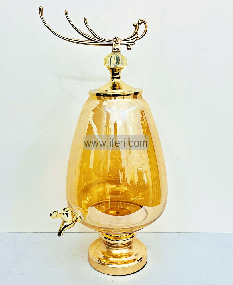 2.5 Inch Golden Glass Juice Dispenser RH2336