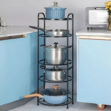 5 Tier Metal Pot Stand Rack Storage Trolley ALP0491