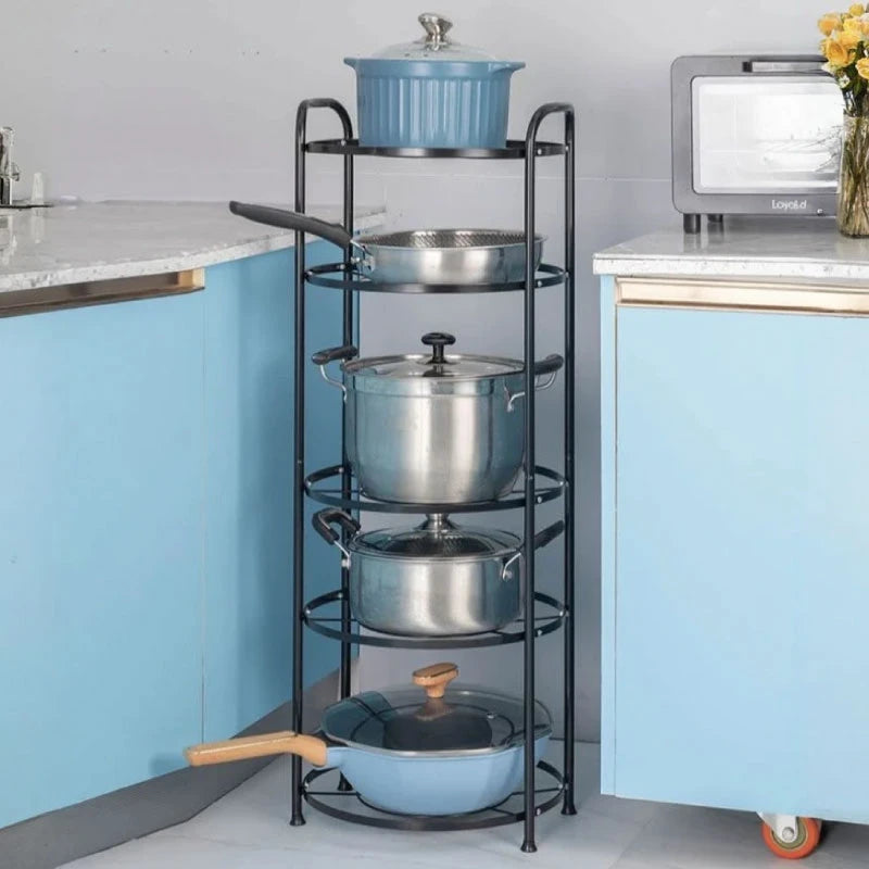 5 Tier Metal Pot Stand Rack Storage Trolley ALP0491