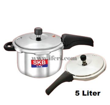 SKB 5 Liter Stainless Steel 3 ply Pressure Cooker SKB2222