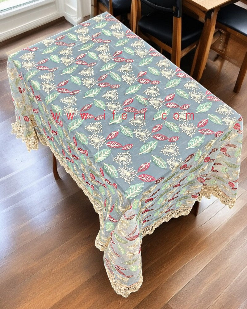 Luxury Embroidered Lace Tablecloth RJ15024