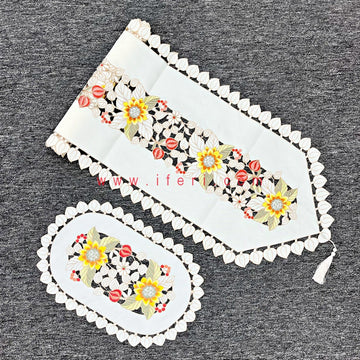 7pcs Exclusive Table Runner & Placemats Set RJ15006