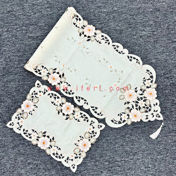 7pcs Exclusive Table Runner & Placemats Set RJ15007