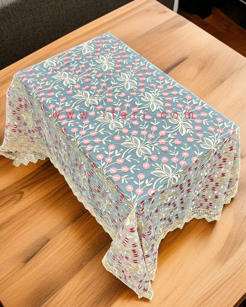 Luxury Embroidered Lace Tablecloth RJ15022
