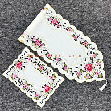 7pcs Exclusive Table Runner & Placemats Set RJ15008