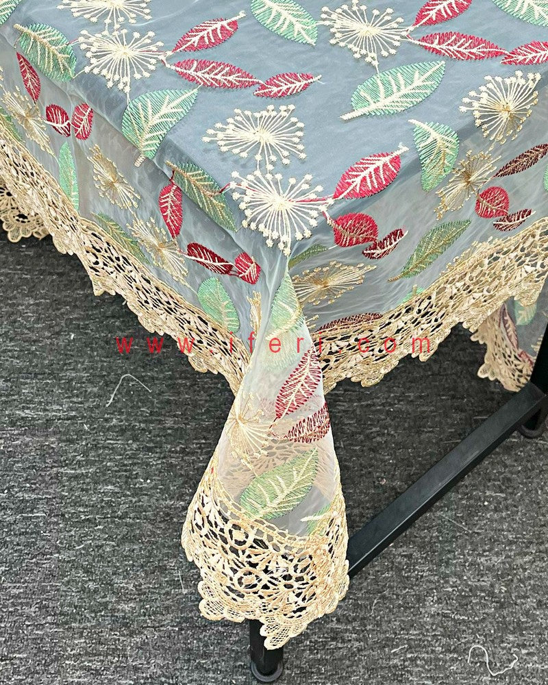 Luxury Embroidered Lace Tablecloth RJ15024