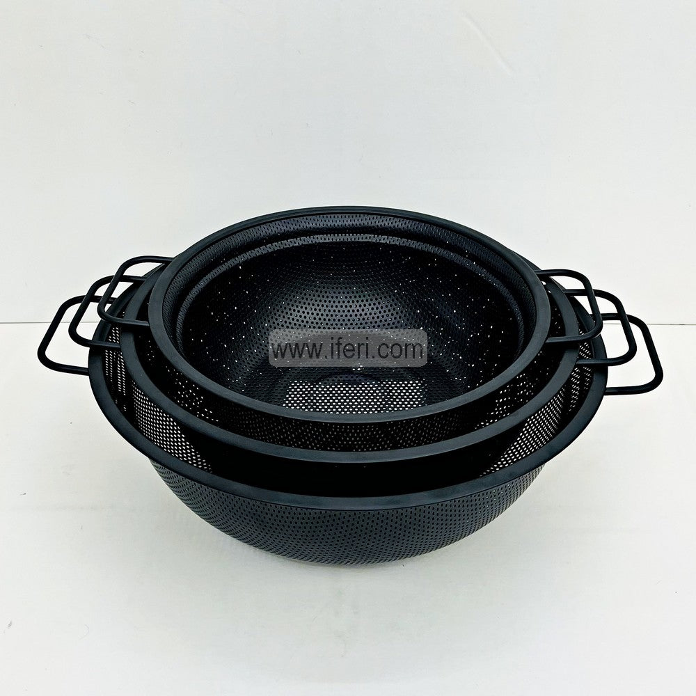 3 Pcs Stainless Steel Vegetable Strainer TG10803