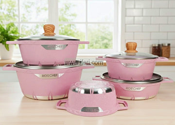 10 Pcs HotChef Non Stick Cookware Set UNQ0518