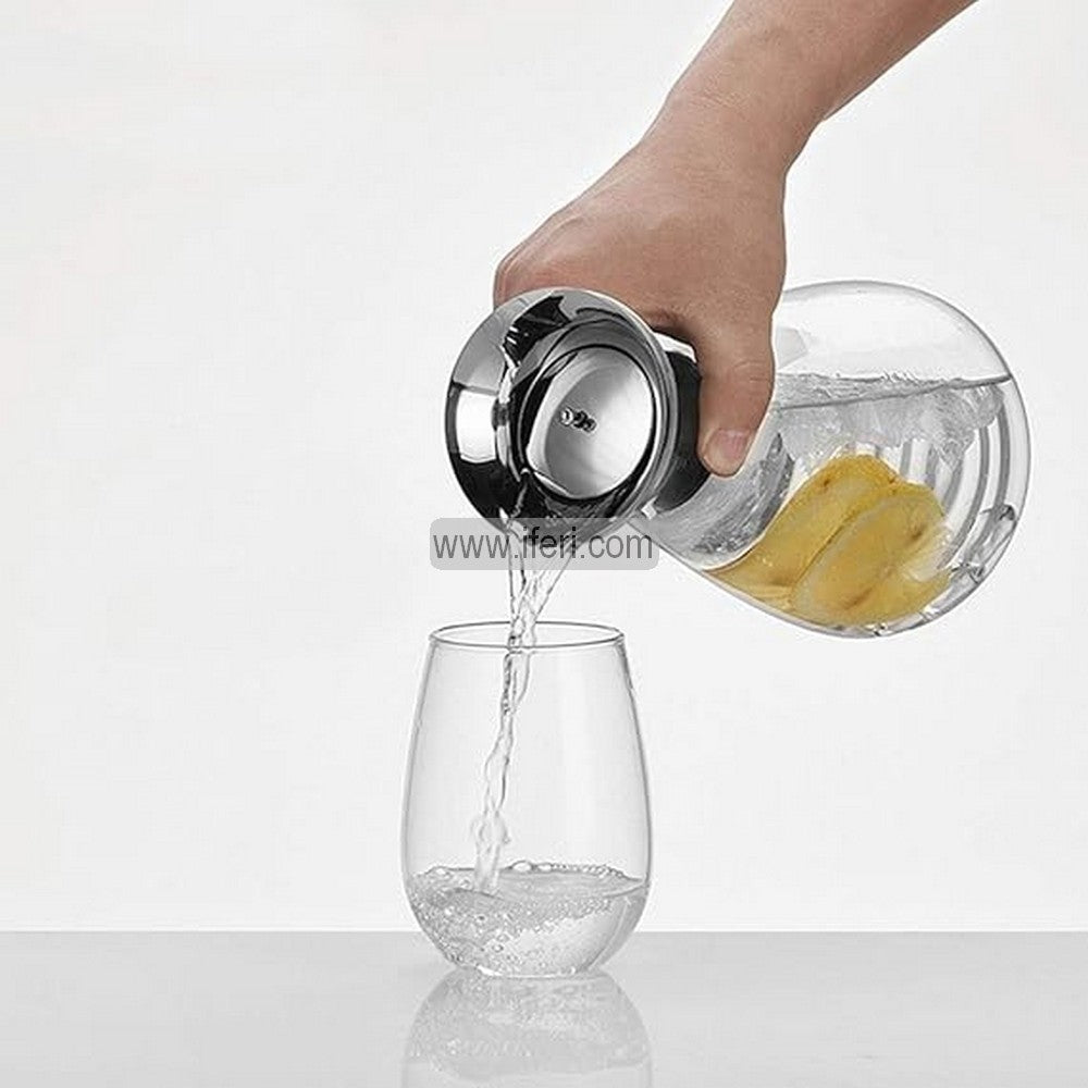 1 Liter Glass Water, Juice, Milk, Oil Bottle CK0174