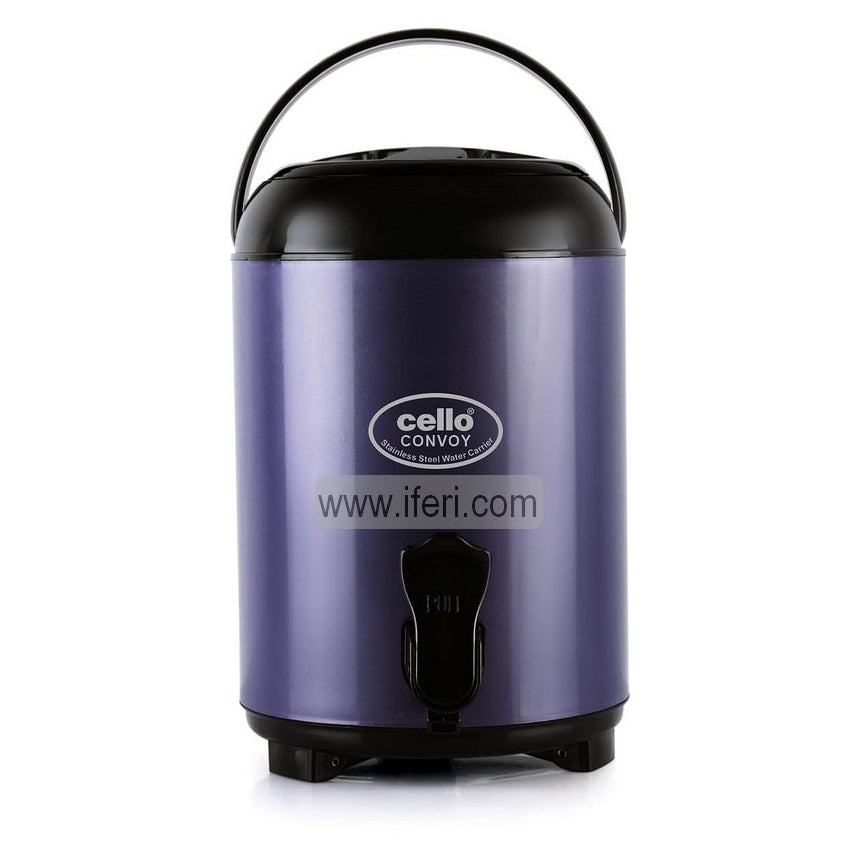 8 Liter Cello Jaguar Stainless Steel Insulated Water Jug with Tap ALM6482