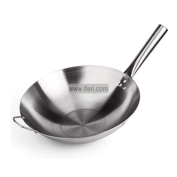 26cm Stainless Steel Cooking Karai With Handle DL6790