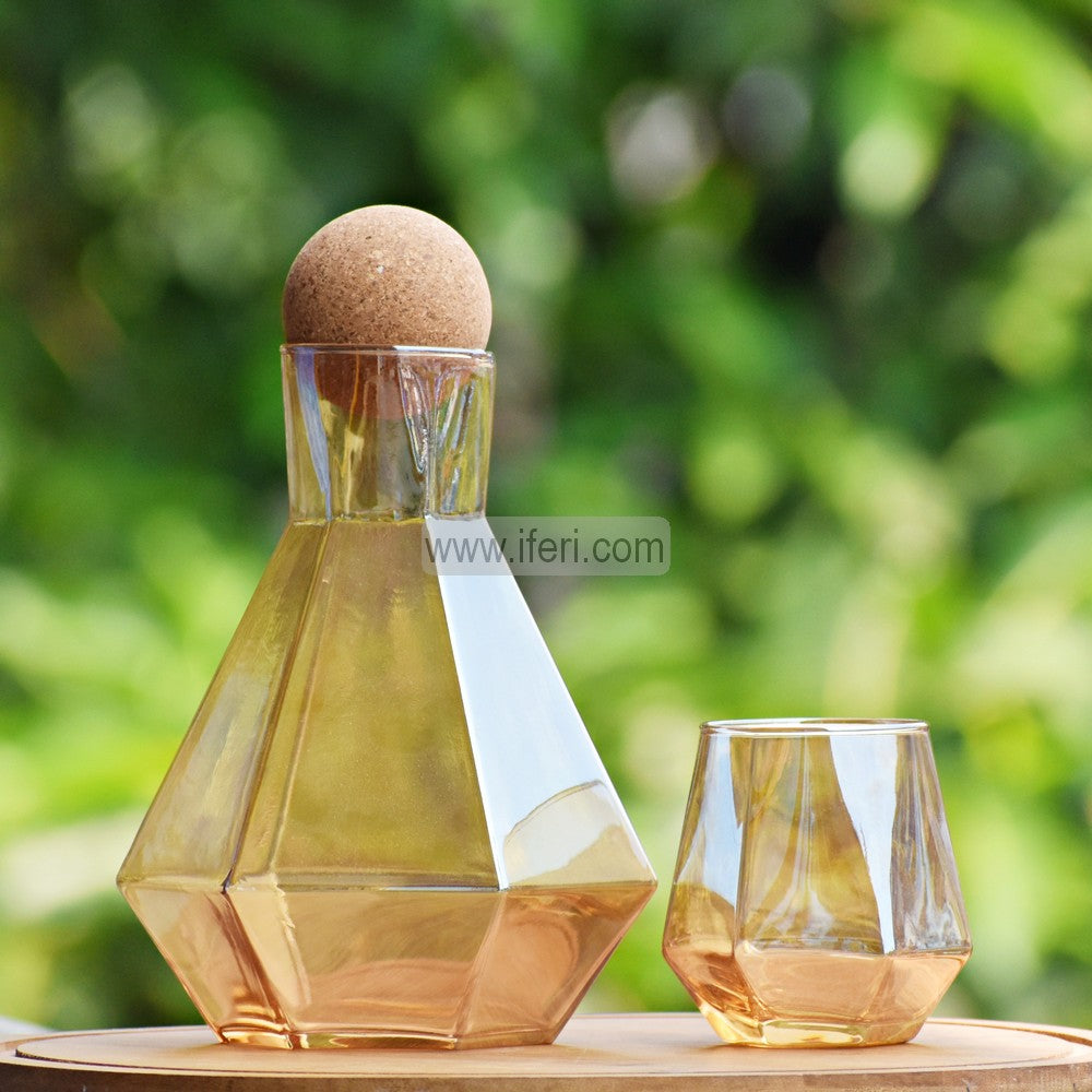 7 Pcs Borosilicate Glass Water Juice Jug & Glass Set TB1521