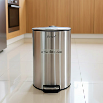 5 Liter Stainless Steel Hydraulic Pedal Bin UNQ0522