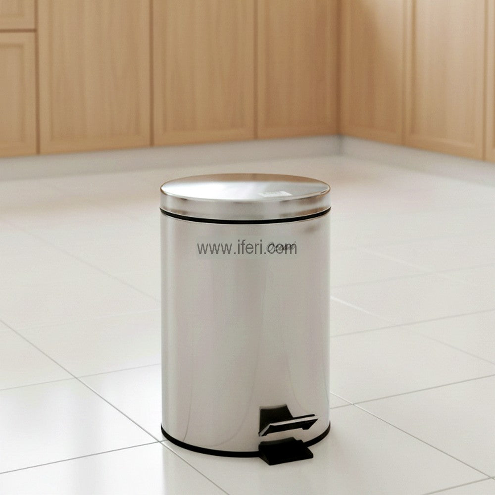 5 Liter Metal Non Hydraulic Pedal Bin, Waste Bin UNQ0525