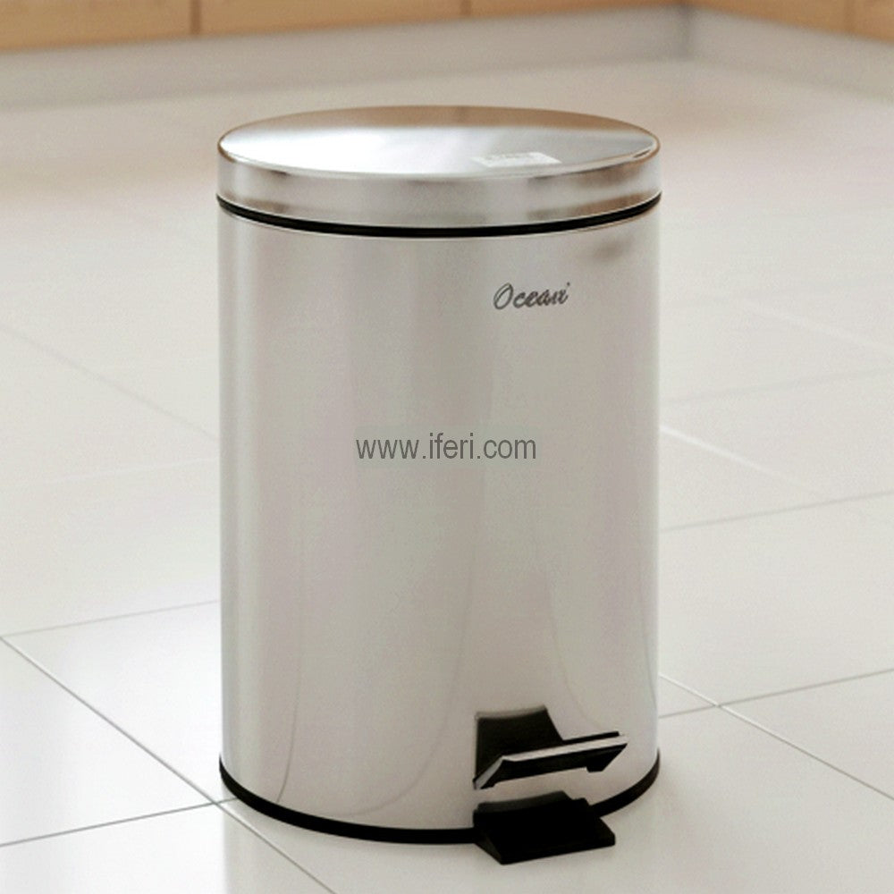 12 Liter Metal Non Hydraulic Pedal Bin, Waste Bin UNQ0527