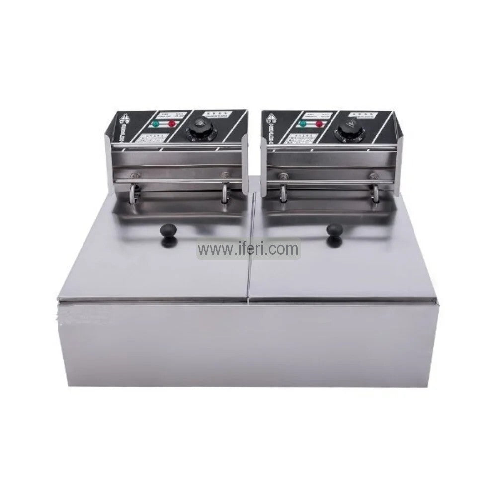 12 Liter Double Electric Deep Fryer UNQ0533