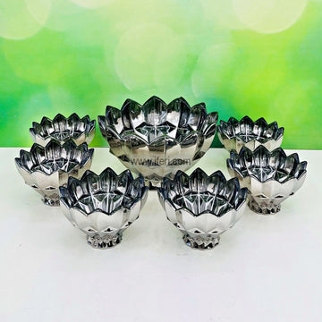 7 Pcs Glass Firni, Dessert Serving Bowl Set BS053