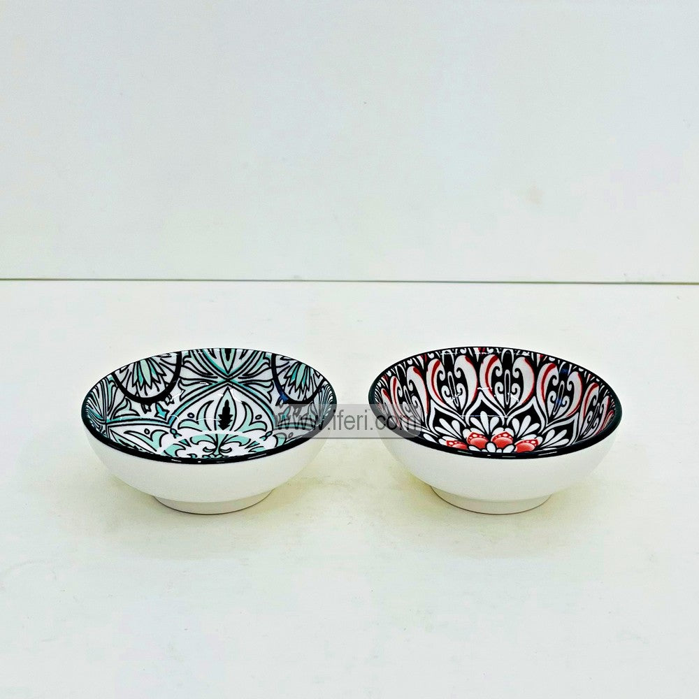 2 Pcs Ceramic Sauce Bowl Set EB21555