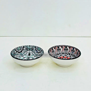 2 Pcs Ceramic Sauce Bowl Set EB21555