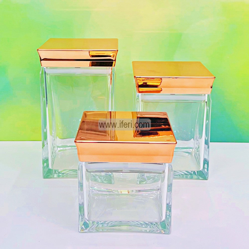 3 Pcs Airtight Acrylic Cookie Jar / Spice Jar TG10560