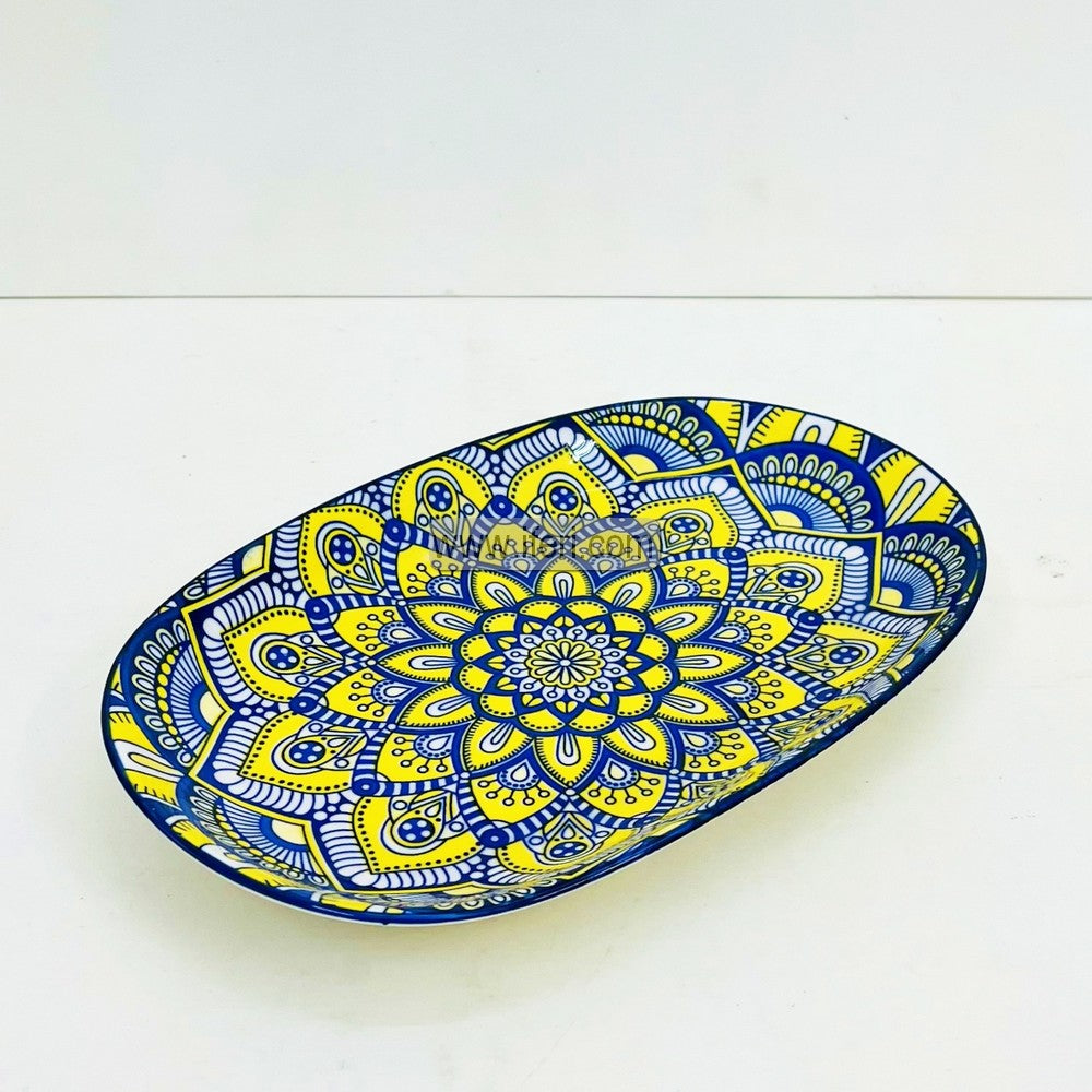 9.4 Inch Ceramic Serving Tray, Dish EB21562