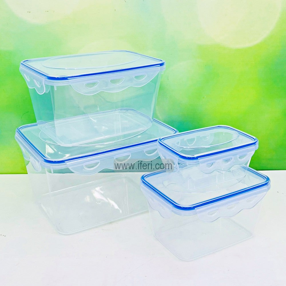 4 Pcs High-Quality Plastic Food Container Set BCG3563
