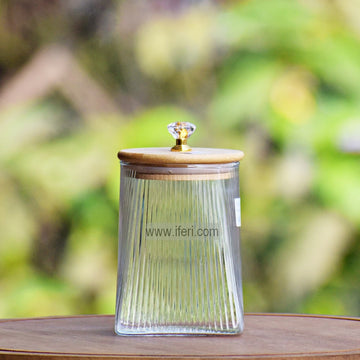 4.8 Inch Airtight Glass Cookie Jar / Spice Jar TB1567