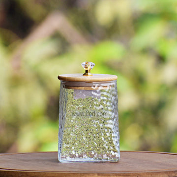 4.8 Inch Airtight Glass Cookie Jar / Spice Jar TB1568