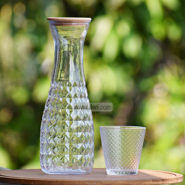 7 Pcs Glass Water Juice Jug & Glass Set CK0230