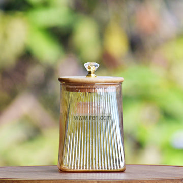 4.8 Inch Airtight Glass Cookie Jar / Spice Jar TB1569
