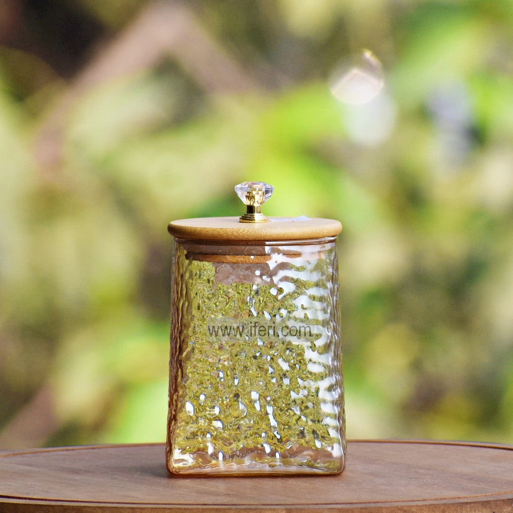 4.8 Inch Airtight Glass Cookie Jar / Spice Jar TB1570