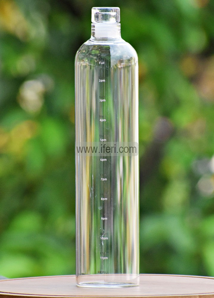 13 Inch Long Glass Water Bottle SGR0164