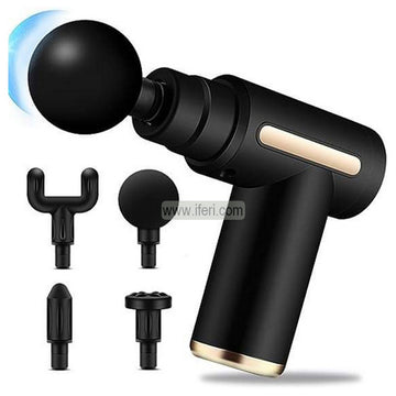 Portable Handheld Rechargeable Electric Fascial Gun, Massage Gun with 4 Detachable Heads BCG3573