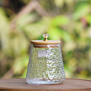 4.8 Inch Airtight Glass Cookie Jar / Spice Jar TB1574