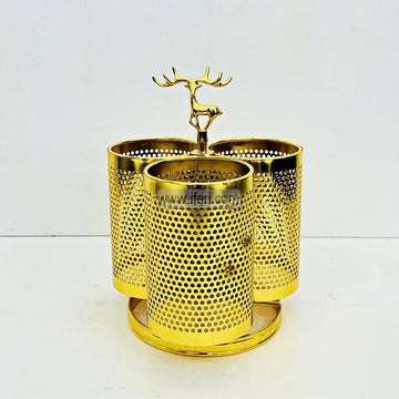 8.5 Inch Revolving Metal Spoon Holder EB21578