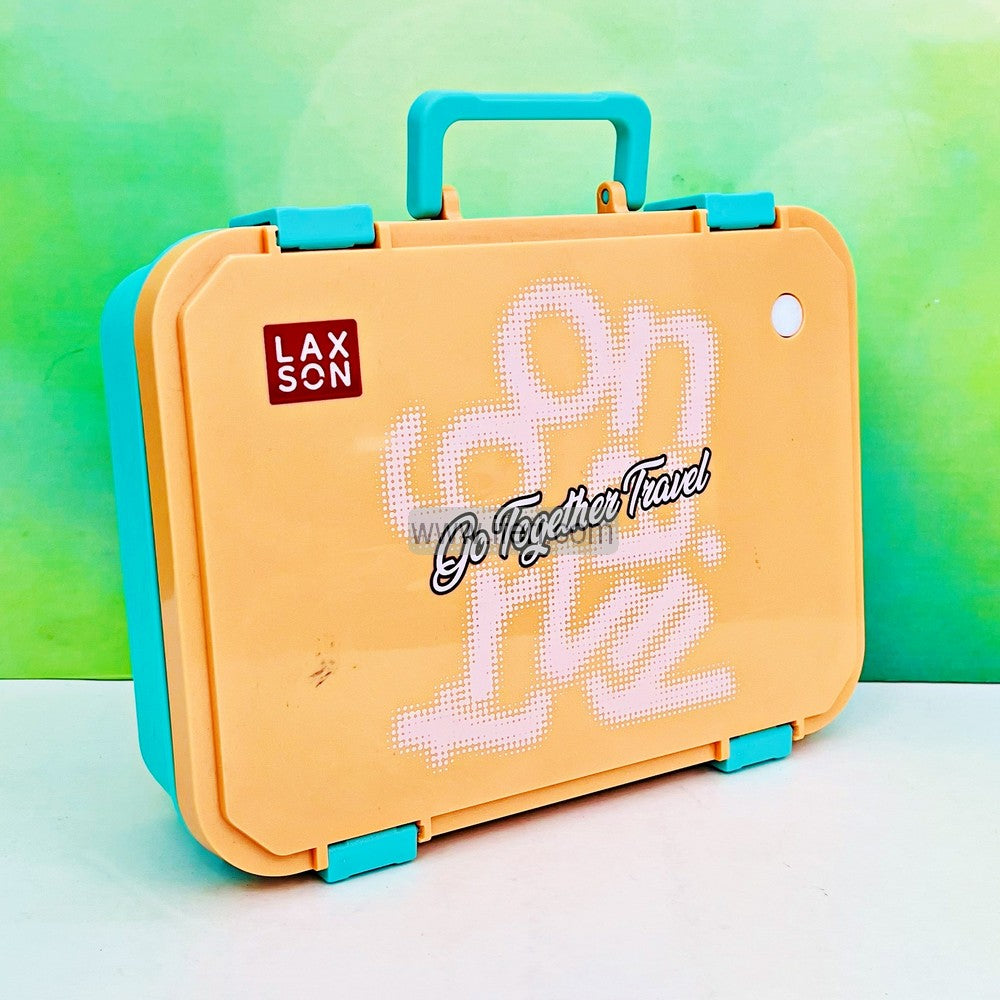 3 Part Airtight Stainless Steel Tiffin Box Food Container with Spoon MT598