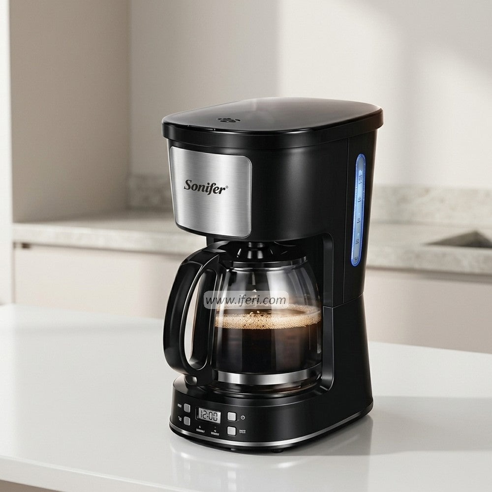 Sonifer 1000W 1.5L Drip Coffee Maker SF–3598
