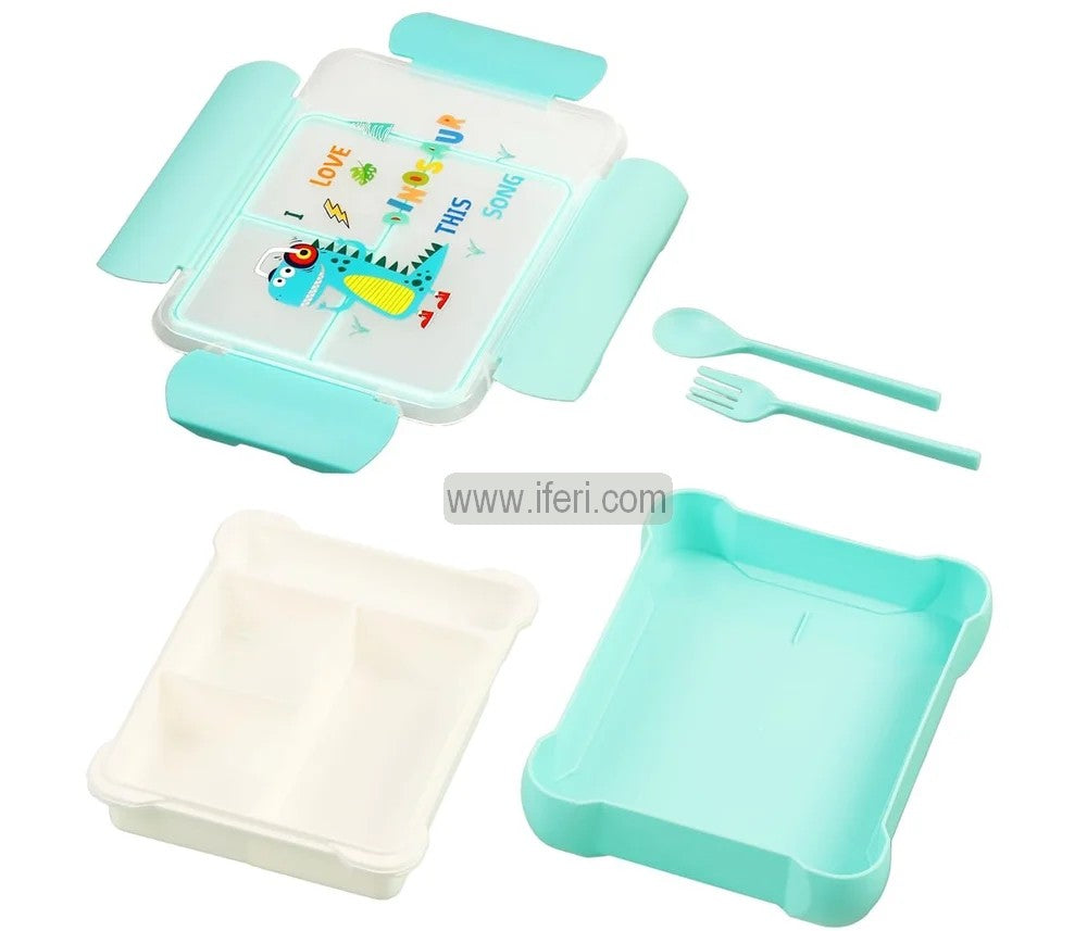 3 Part Airtight Tiffin Box Lunch Box with Spoon MT601