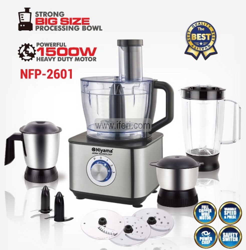 Niyama 1500W Multifunctional Food Processor NFP-2601