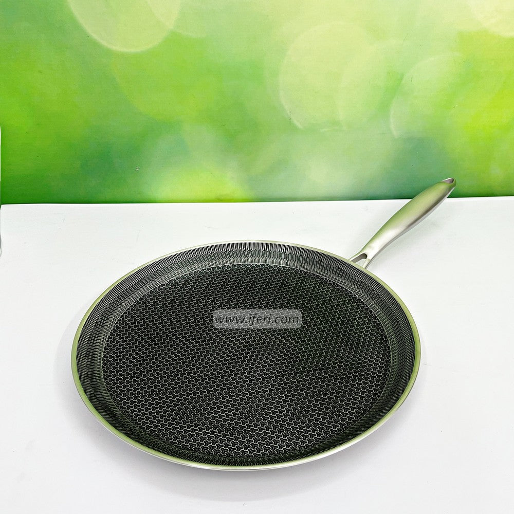 26cm Disnie High Quality Stainless Steel Honeycomb Roti Tawa / Dosa Pan BCG3602