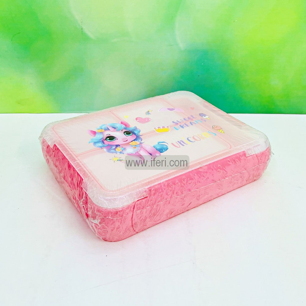 3 Part Airtight Tiffin Box Lunch Box with Spoon MT602