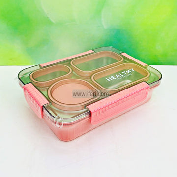 4 Part Airtight Stainless Steel Tiffin Box Food Container with Spoon MT604-1